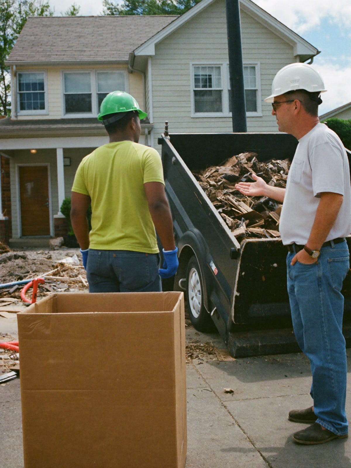 Contractor overflow hauling job in Charlotte, NC