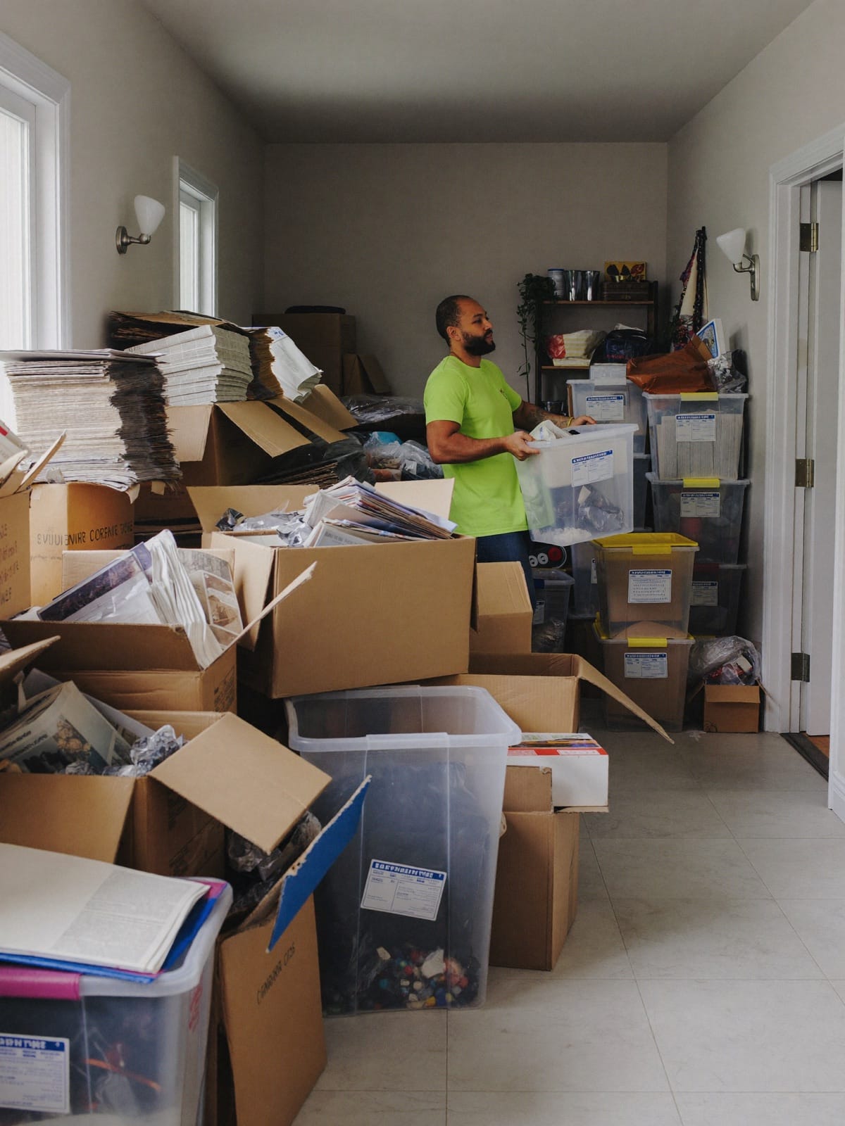 Hoarding cleanout job in Charlotte, NC