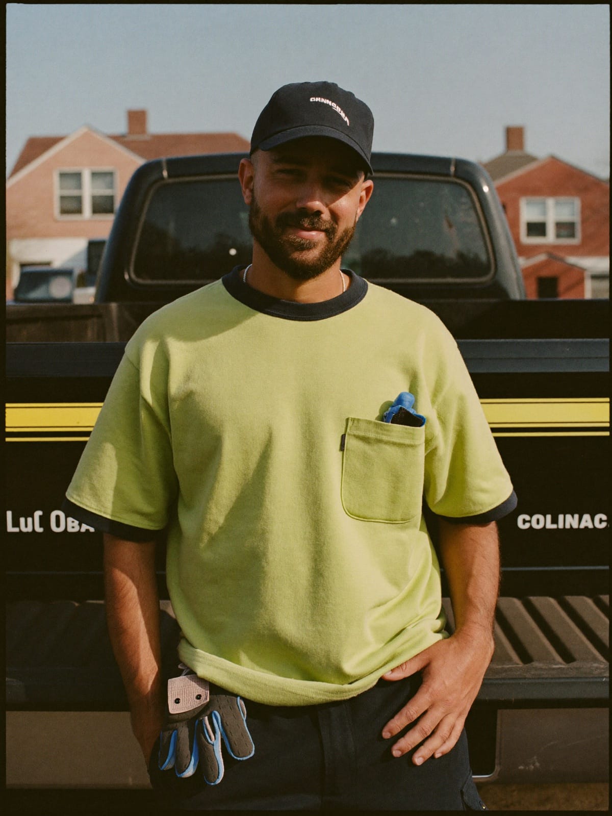Kevin, owner of Junk Boys Removal, beside the truck